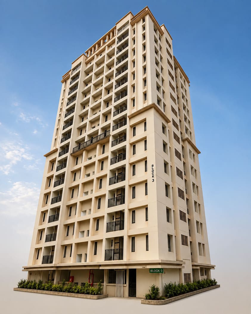Green Vistas Prakrriti, Block 3 elevation