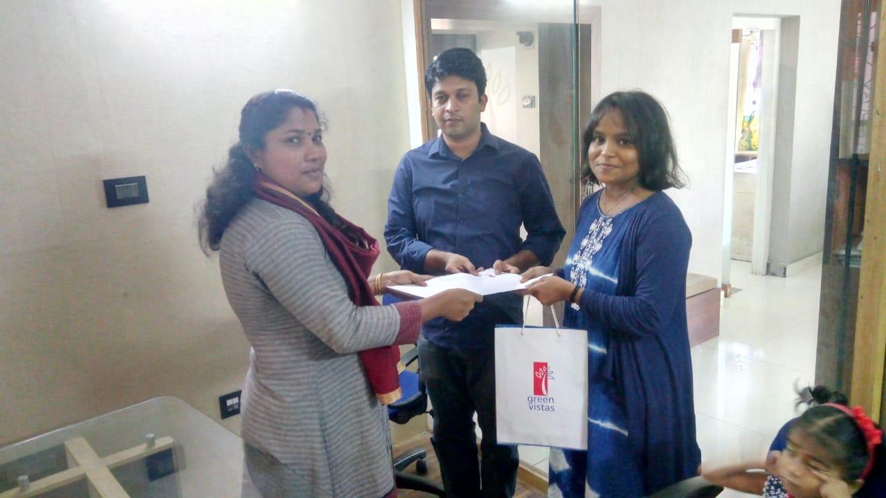 Green Vistas key handover, happy client