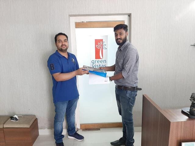 Green Vistas key handover, happy client