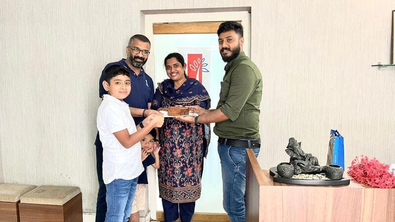 Green Vistas key handover, happy client