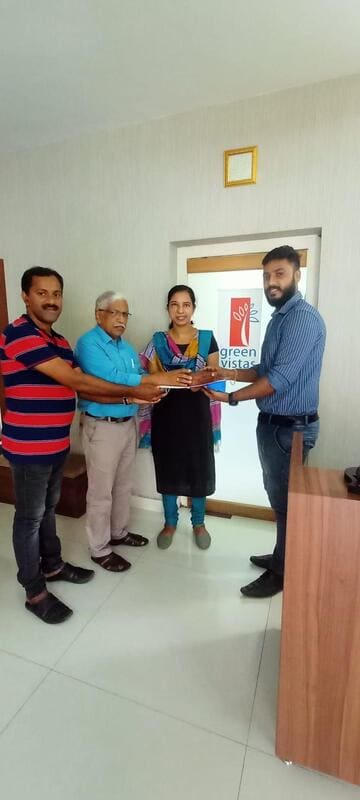Green Vistas key handover, happy client