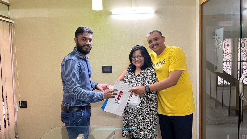 Green Vistas key handover, happy client