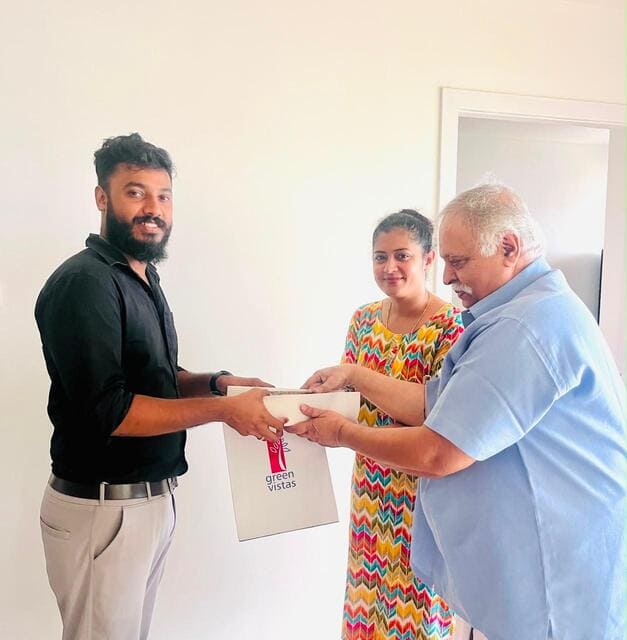 Green Vistas key handover, happy client